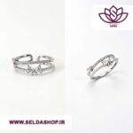 انگشتر پاپیون دو لاین | سلداشاپ| سلدا| گل سر | اکسسوری| seldashop | selda| بهترین انگشتر | ارزانترین انگشتر| ترند ترین انگشتر| قیمت و جنس